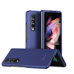 Coque en TPU anti-chute, ultra-mince, électroplaqué bleu pour votre Samsung Galaxy Z Fold3 5G