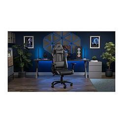 CORSAIR - Chaise bureau - Fauteuil Gaming - TC100 RELAXED - Similicuir - Ergonomique - Accoudoirs réglables - Noir - (CF-901005