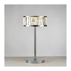 Luminaire Center Lampe de Table Torre 3 Ampoules chrome poli/cristal