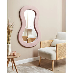 Beliani Miroir PLANCHEZ 112 cm Rose