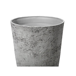 Beliani Pot de fleurs gris 43 x 43 x 60 cm CAMIA pas cher