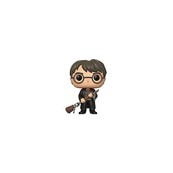 Funko Harry Potter - Figurine POP! Harry avec balai & plume 9 cm