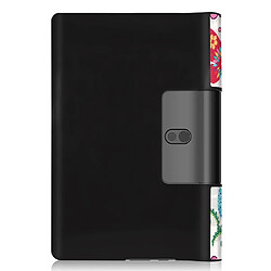 Etui en PU impression de motifs avec support papillon pour votre Lenovo Yoga Smart Tab 10.1/Tab 5 YT-X705