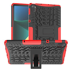 Coque en TPU robuste, anti-rayures, avec béquille rouge pour votre Xiaomi Pad 5/Pad 5 Pro