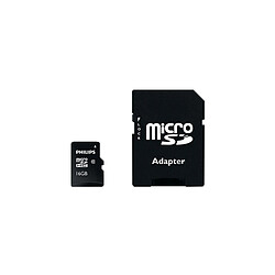 Carte Micro Sdhc Card Incl. Sd Adapter Class 10 - 16gb Philips - Fm16mp45b/10