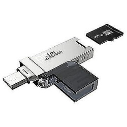 Acheter Universal CR009 2-en-1 Micro USB + USB OTG Carte Reader pour carte mémoire Micro SD TF