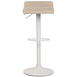 Non Tabouret de bar Dyn V2 tissu blanc