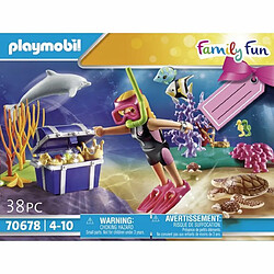 Playmobil® Set cadeau plongeuse sous-marine - Playmobil Familly Fun 70678