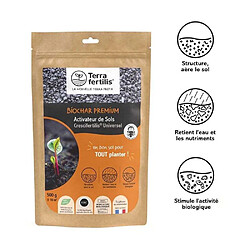 Avis Terra Fertilis Fertilisant universel à base de biochar 500 gr.