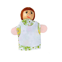 Acheter Universal 6 Pièces/Lot Série Doigts Ensemble de marionnettes artisanales Poupées en tissu Jouets Mini Poupées en peluche Jouets d'histoires éducatives Grand-mère Papa Frère | Marionnettes