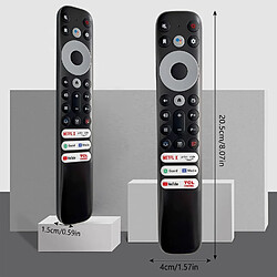 SANAG Remplacement Telecommande Tcl Rc902V Pour Tcl Smart Tv 4K Uhd Qled Tv(Pas De Fonction Vocale,Aucun Reglage Requis) pas cher