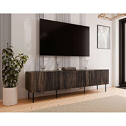 Bestmobilier Franco - meuble tv - bois - 200 cm pas cher