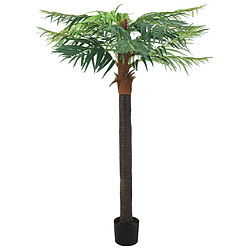 vidaXL Palmier Phoenix artificiel avec pot 215 cm Vert