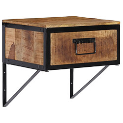 vidaXL Table de chevet 40x35x40 cm bois de manguier massif