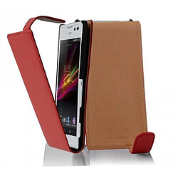 Cadorabo Coque Sony Xperia C Etui en Rouge