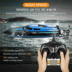 Acheter Universal Remote Control RC Boat High Speed Racing Toys(Bleu)