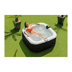 SUN SPA Spa gonflable carre Laminee - 4 personnes - 1, 55 x H 0, 65 m