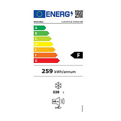 Congélateur armoire 60cm 194l - lub2af22w - ELECTROLUX