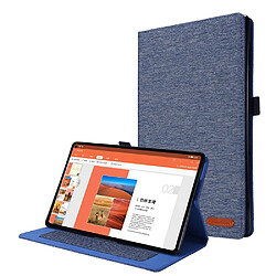 Etui en PU avec support et porte-cartes, bleu pour votre Realme Pad 10.4 pouces