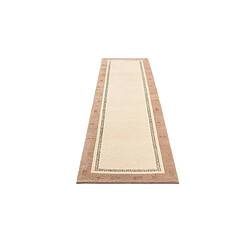 Avis Vidal Tapis de couloir en laine 295x81 brun Darya