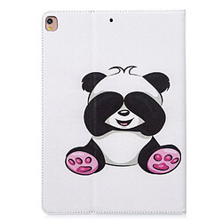 Avis Etui en PU impression de motifs avec support panda timide pour votre Apple iPad 10.2 (2019)