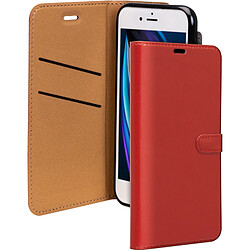 Folio Wallet iPhone SE 2022/SE/8/7/6S/6 Rouge avec languette de fermeture Bigben