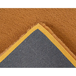 Avis Lisa Design Joy - tapis rectangulaire - fausse fourrure - orange