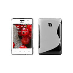 Cadorabo Coque LG L3 II (1. SIM) Etui en Blanc