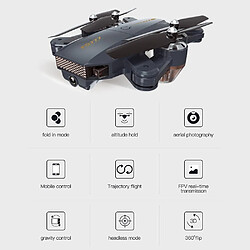 Acheter Universal RC Drone FQ777 FQ35 WiFi FPV With 480P HD Camera(Le noir)