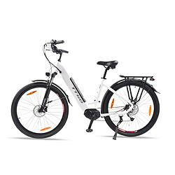 TTGO LK-ZZ-28ST Vélo Électrique - 250W -36V20AH - Blanc pas cher