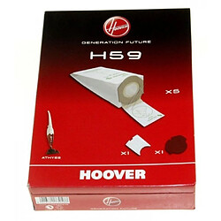 Sacs (x5) h59 pour aspirateur hoover