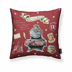 Housse de coussin Harry Potter Hogwarts Express Bordeaux 50 x 50 cm