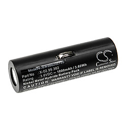 vhbw Batterie compatible avec Heine Beta Handles, Ophthalmoscope Beta 200, Ophthalmoscope Beta 200s appareil médical (1000mAh, 3,6V, NiMH)