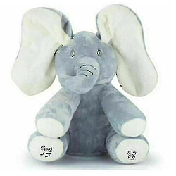 Universal Eléphant chantant peluche blanc