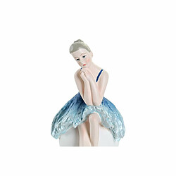 Figurine Décorative DKD Home Decor Bleu Résine (8.2 x 13 x 14.5 cm)