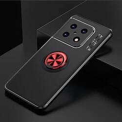 Coque en TPU anti-chocs avec béquille, noir/rouge pour votre OnePlus 10 Pro 5G