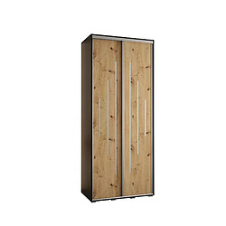 Abiks Meble Armoire Davos 12 À Portes Coulissantes 235,2/100/60 2 Portes