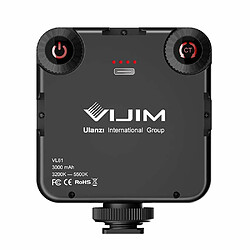 Avis Ulanzi VIJIM VL81 Mini lampe LED bicolore pour smartphone et appareil photo avec température de couleur réglable 3200 K-5500 K et batterie 3000 mAh