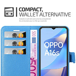 Acheter Cadorabo Coque Oppo A16s / A54s Etui en Bleu