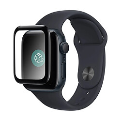 Force Glass Protection d'Écran pour Apple Watch 7/8/9 45mm en Verre Trempé 3D Transparent