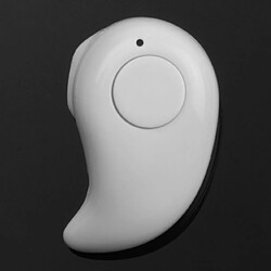 Wewoo Oreillette bluetooth Écouteur stéréo sans fil de lisse surface douce des Smartphone distance efficace Bluetooth: environ 10M blanc