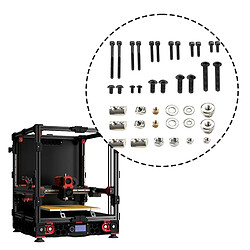 Avis 1 Pack Attaches Vis Noix Assortiment Complet Kit DIY pour Voron V2.4 3D Imprimante Accessoires, fait de matériaux de haute qualité, durable et