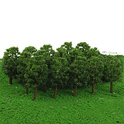 60 Pièces 1/150 Arbres Modèles Décor Wargame Paysage Chemin de Fer