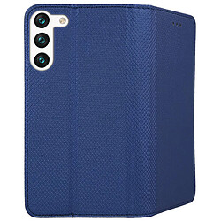 Acheter Htdmobiles Housse pour Samsung Galaxy S24 5G - etui coque pochette portefeuille + verre trempe - BLEU MAGNET