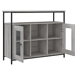 Acheter vidaXL Buffet sonoma gris 100x35x80 cm bois d'ingénierie