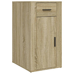 vidaXL Armoire de bureau Chêne sonoma 40x49x75 cm Bois d'ingénierie