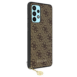 Guess Maroquinerie Coque 4G Guess Samsung Galaxy A32 Marron