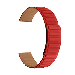 Avizar Bracelet pour Honor Magic Watch Watch GS3 Souple Attache Magnétique Rouge