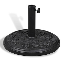 vidaXL Socle de parasol rond Résine