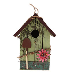 Maisons de campagne en bois Bird House Hanging Birdhouse Condo Garden